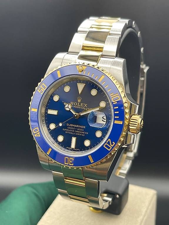Rolex Orologi: Rolex Submariner Date Ref. 116613LB "Bluesy" 40mm 2018 – Usato da Lugano venduto da luganotopwatches 4
