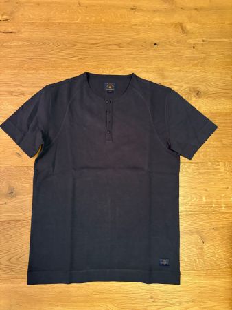 Blue de Gênes Henley Shirt Dark Blue  Gr XL NEUE ...