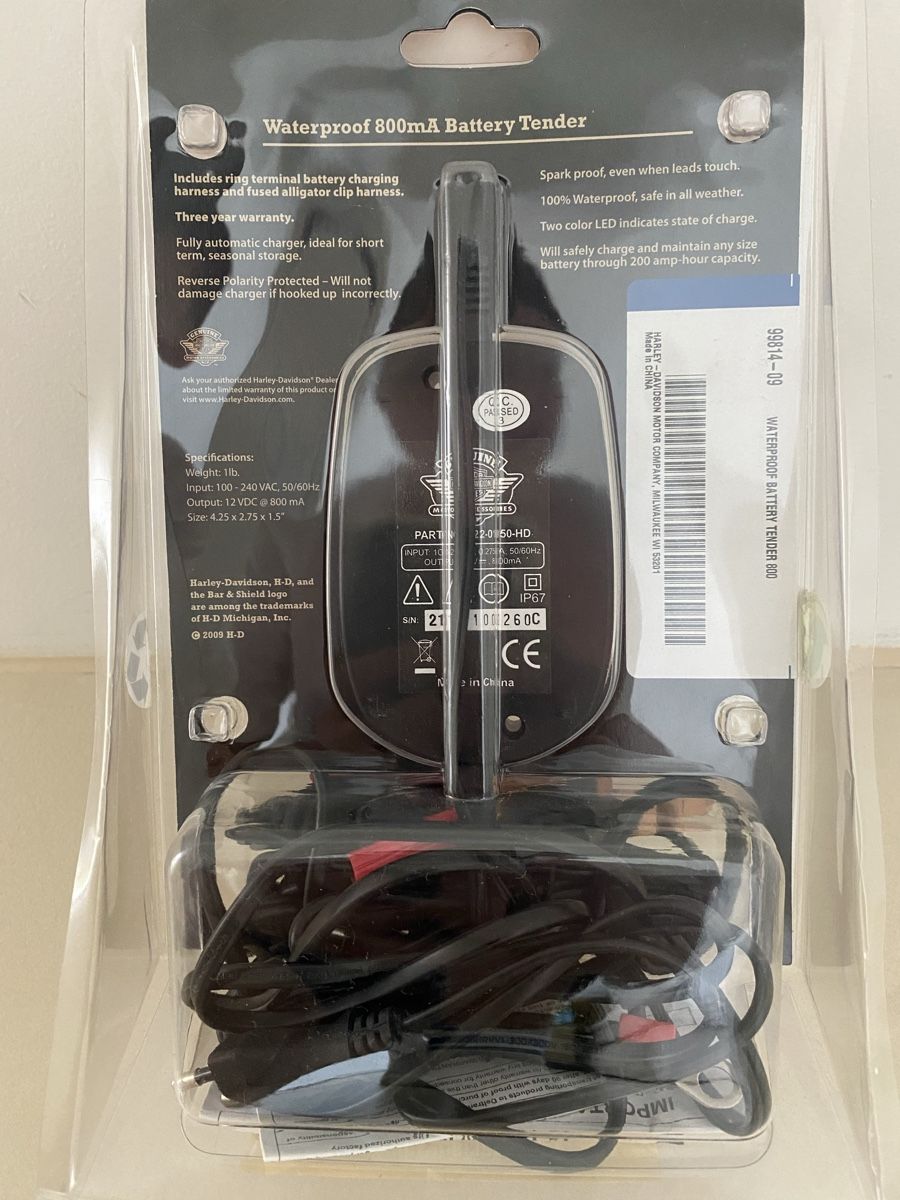 Caricabatterie: Original Harley-Davidson Waterproof Battery Tender 800mA – Usato da Buonas venduto da vonRich 4