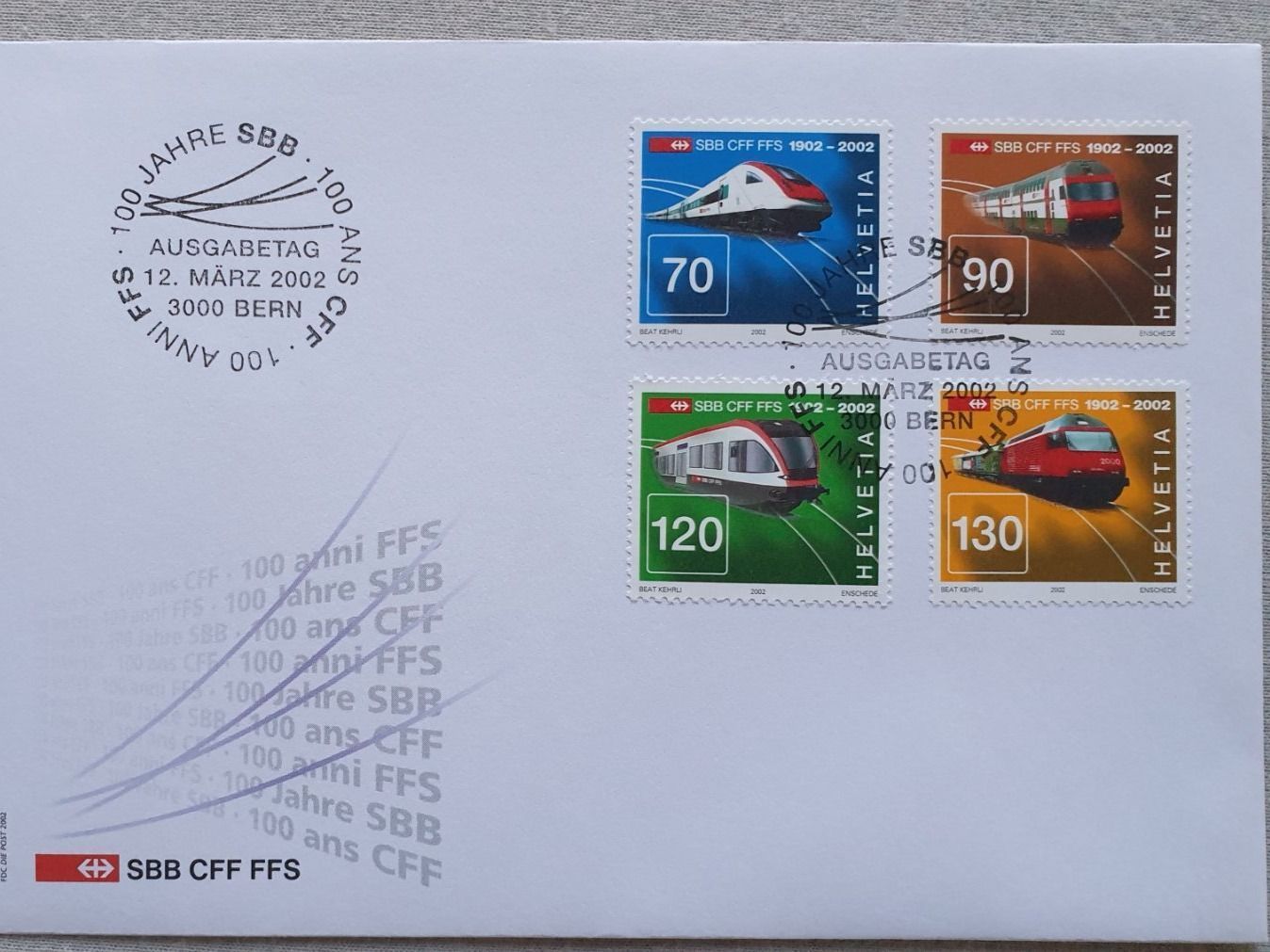 Alle Briefmarken: (371) FDC – Kuvert von 2002 – Gebraucht aus Schwarzhäusern von Inot3