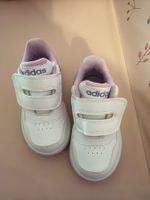 Adidas sneakers kids white and purple good condition