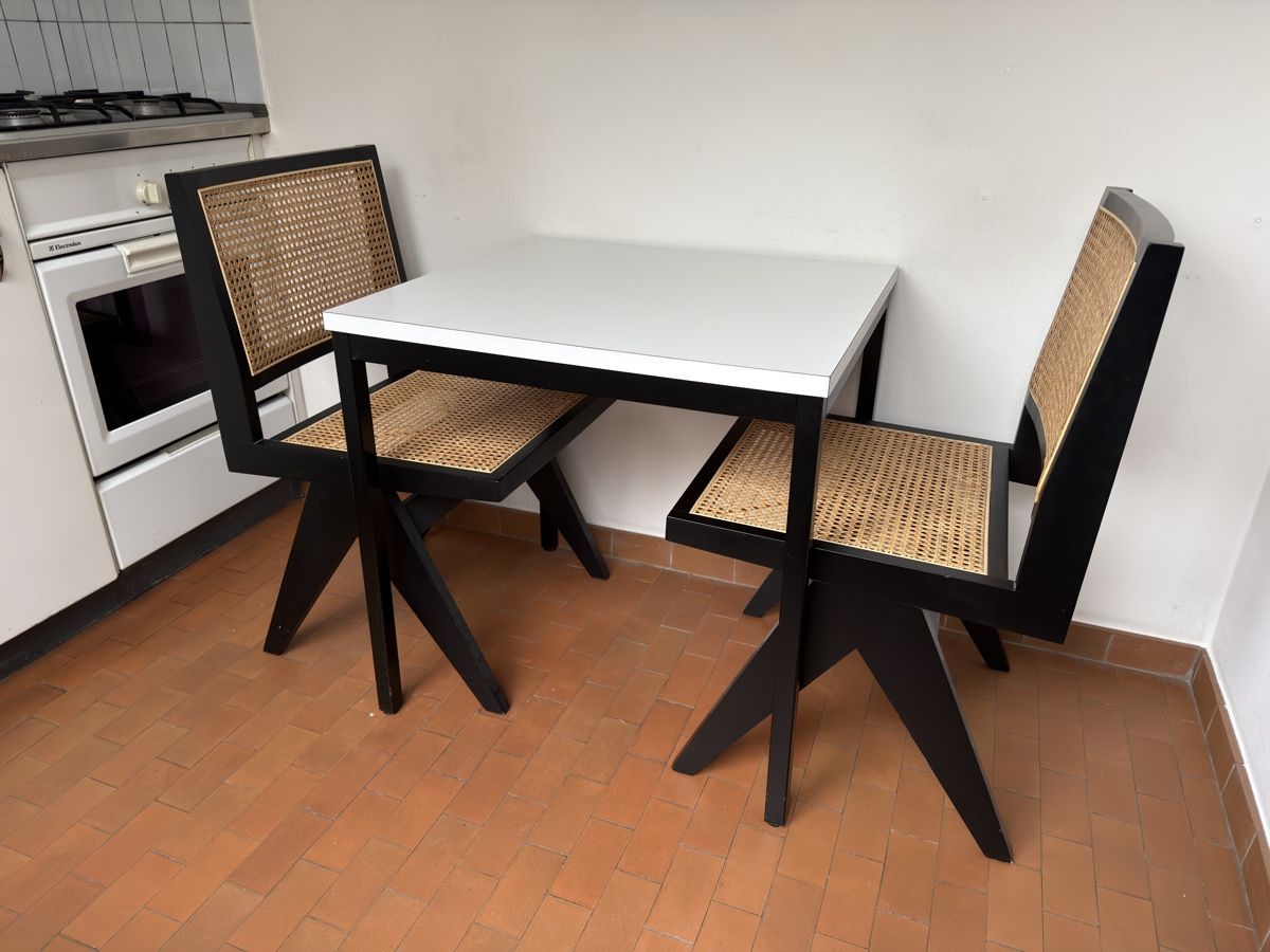 Sedie: Aime Té - Rattan Dining Chair - Pierre - Black – Usato da Zürich venduto da dren 4