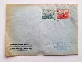 DEUTSCHLAND sowjet. Zone SACHSEN - Brief COSWIG 14.3.46