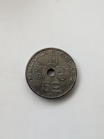 Belgien Münze 5 Centimes 1938 gelocht 