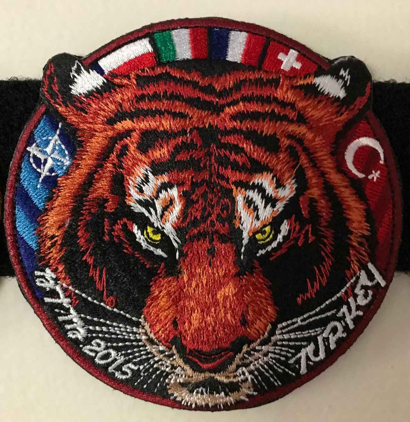 Armée suisse Insignes: Schweizer Luftwaffe NATO Tigermeeet 2015 in Konya Patch – Neuf (Voir description) à Bern par mercandante