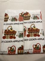 Autumn Kitchen Towels, Apple Basket Design, Set of 2 new