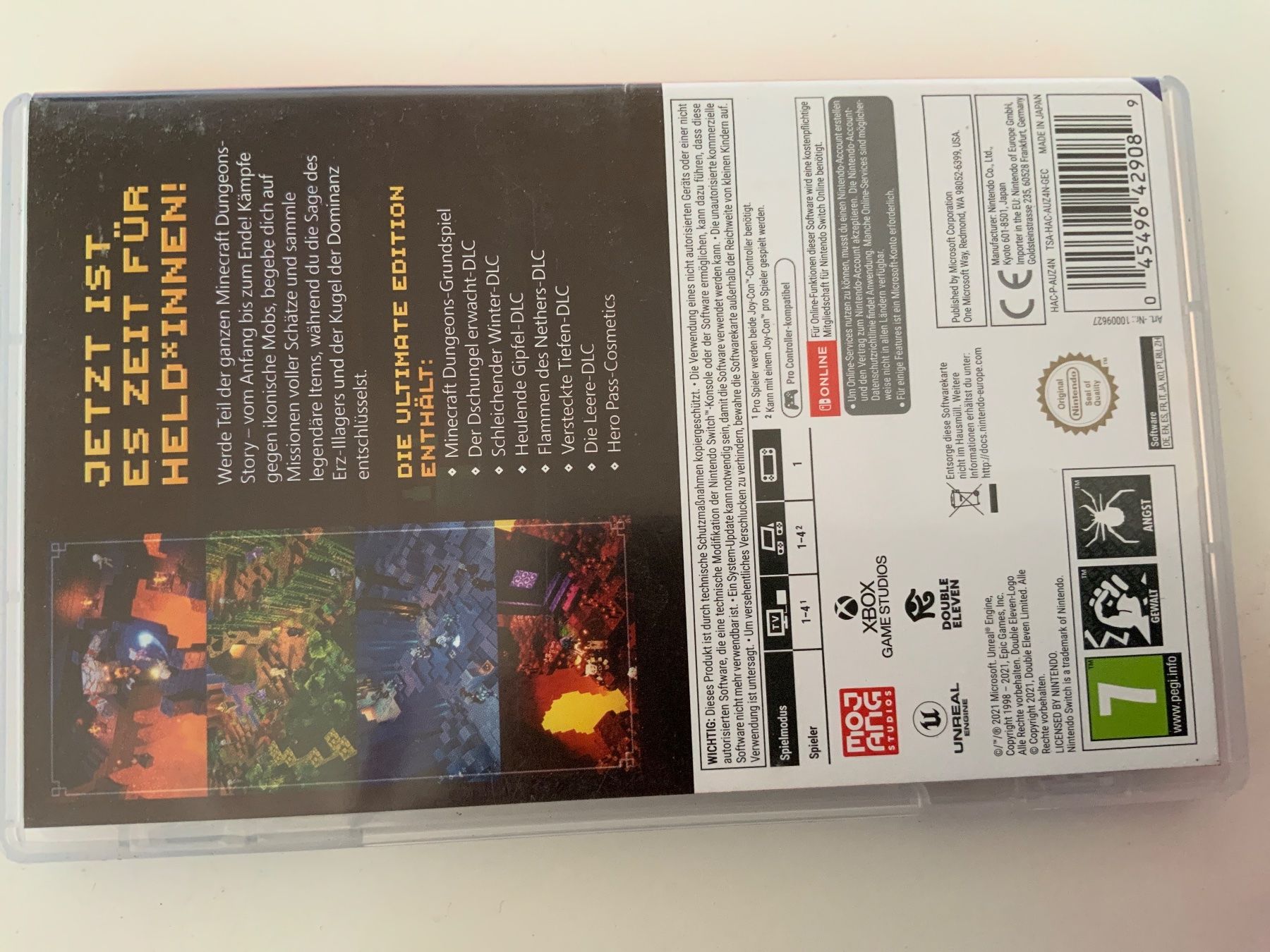 Jeux: Minecraft Dungeons Ultimate Edition Nintendo Switch – D'occasion à Wahlendorf par jukla 1