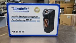 Westfalia Heizlüfter mit Fernbedienung 350 W