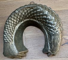 Antike Backform Fisch aus Blech 24 cm