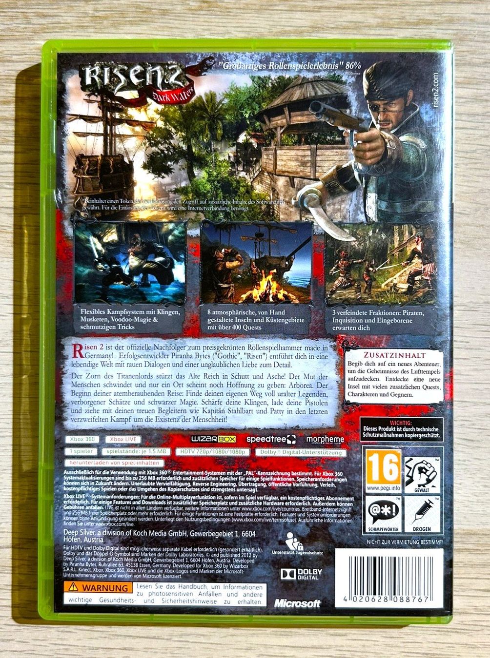 Microsoft Spiele: Risen 2 Xbox 360 – Gebraucht aus St. Gallen von Alpine.Arcade 1