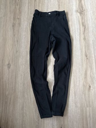 Bershka jeans noir taille haute stretch taille 36
