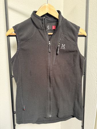 Haglöfs Damen Fleece Weste Gr S Schwarz