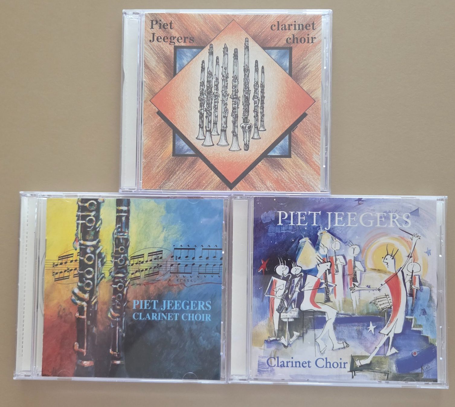 CDs: PIET JEEGERS Clarinet Choir - 3 CD Set – Gebraucht aus Wilen b. Wollerau von weiherblick