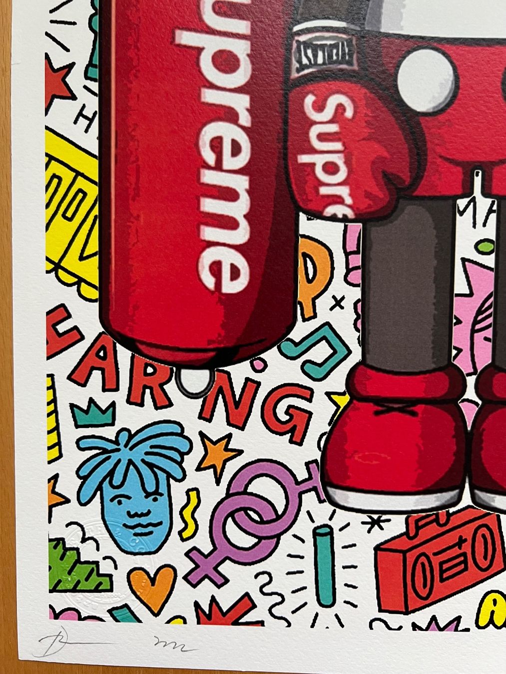 Grafica & Litografie: DEATH NYC : Supreme Kaws & Keith Haring – Nuovo (secondo la descrizione) da Basel venduto da La.Bonne.affaire 2