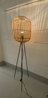 Tripot Stehlampe Rattan