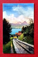 Seelisbergbahn - Standseilbahn -  Brunnen mit Mythen