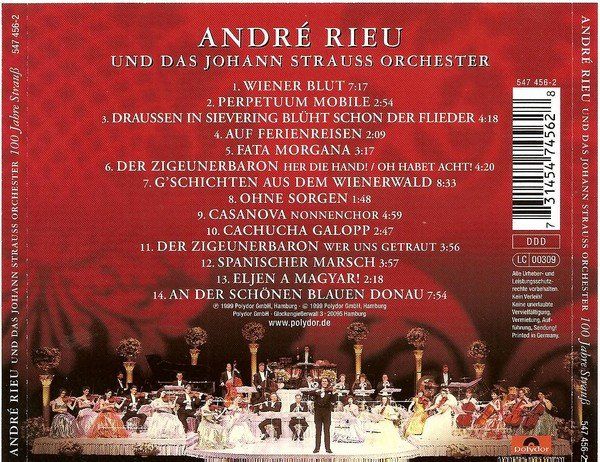 CD: ANDRÉ RIEU - 100 Jahre Strauss – Usato da Bionnens venduto da Meg011 1