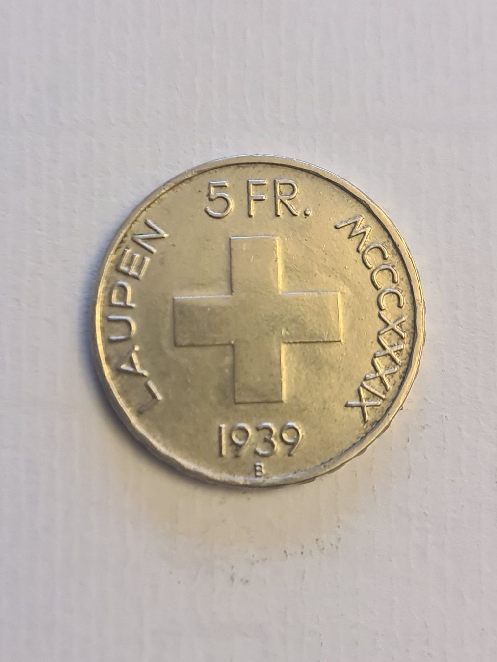 Alle Münzen: Fr. 5.00  1939  Laupen – Gebraucht aus Celerina/Schlarigna von lavitabella 1