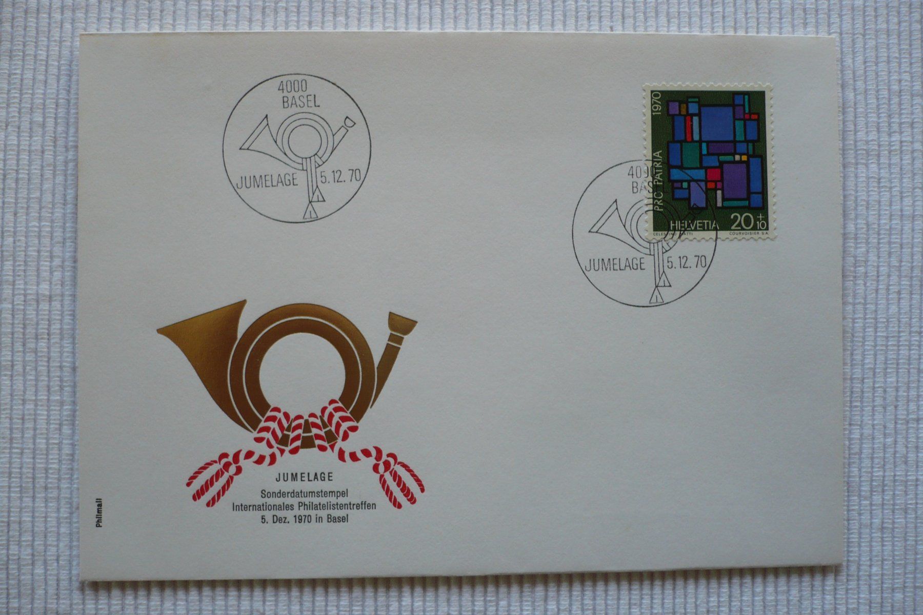 Tutti i francobolli: 1970 JUMELAGE, Basel – Usato da Zürich venduto da saltandpepper008
