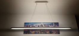 Moderne LED Hängeleuchte dimmbar & mit Fernbedienung