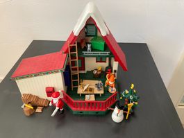 Playmobil 5976 - Zuhause beim Weihnachtsmann, komplett + top
