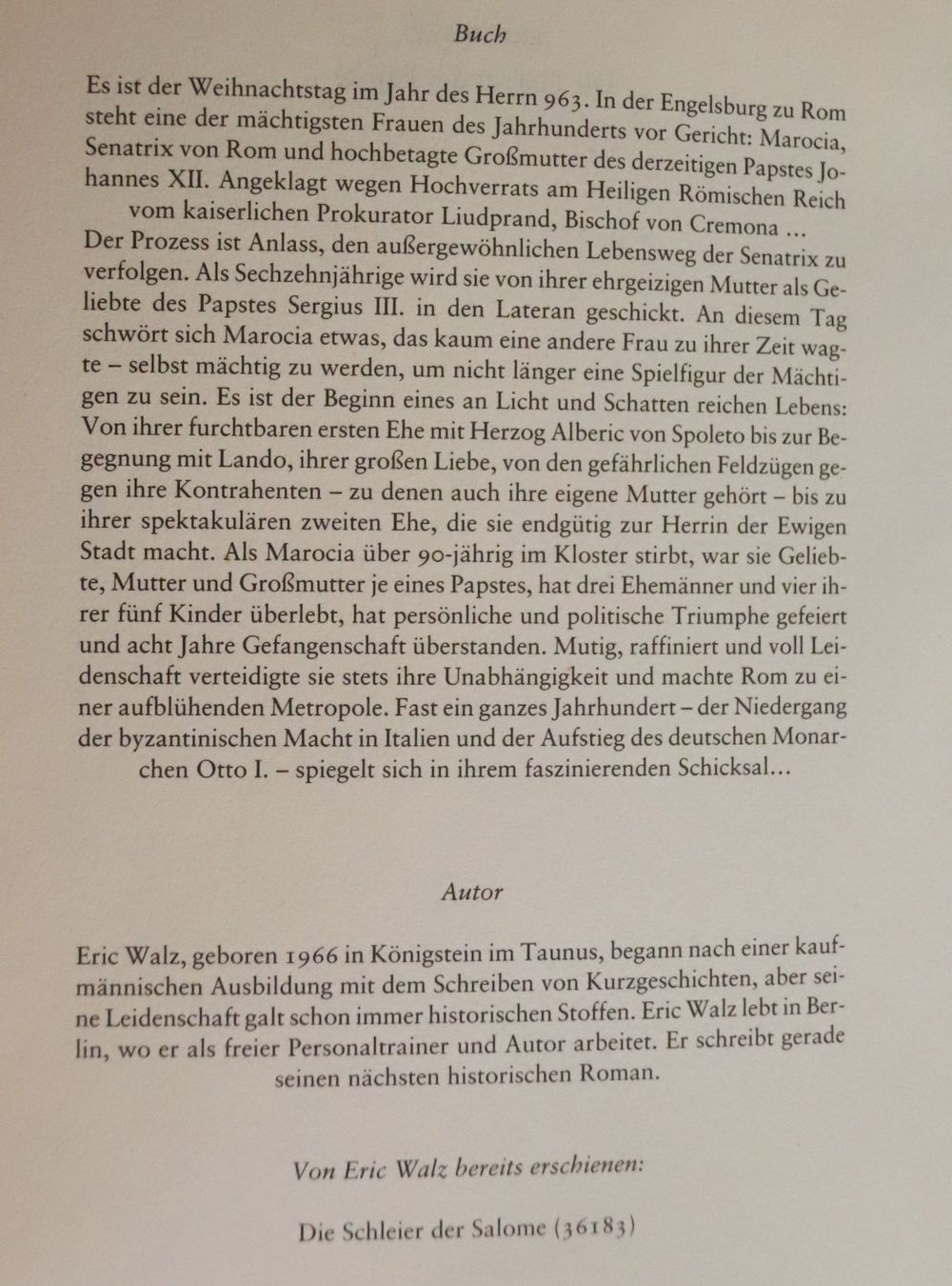 Libri: Die Herrin der Päpste von Eric Walz – Usato da Glattfelden venduto da Vrenely 4