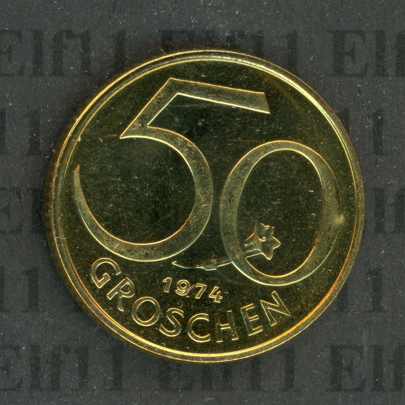 Tutti le monete: ATS___0.50 1974 -stgl 50 Groschen – Nuovo (secondo la descrizione) da Widnau venduto da Elf11