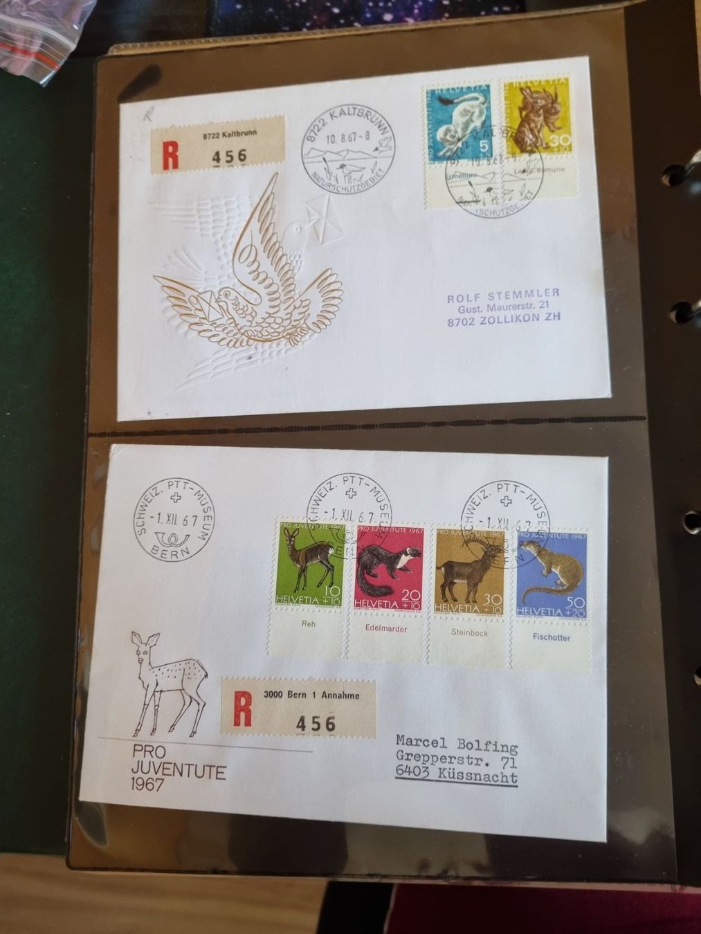 Alle Briefmarken: LOT CH PRO JUV. BELEGE – Gebraucht aus Dintikon von bonita099 7