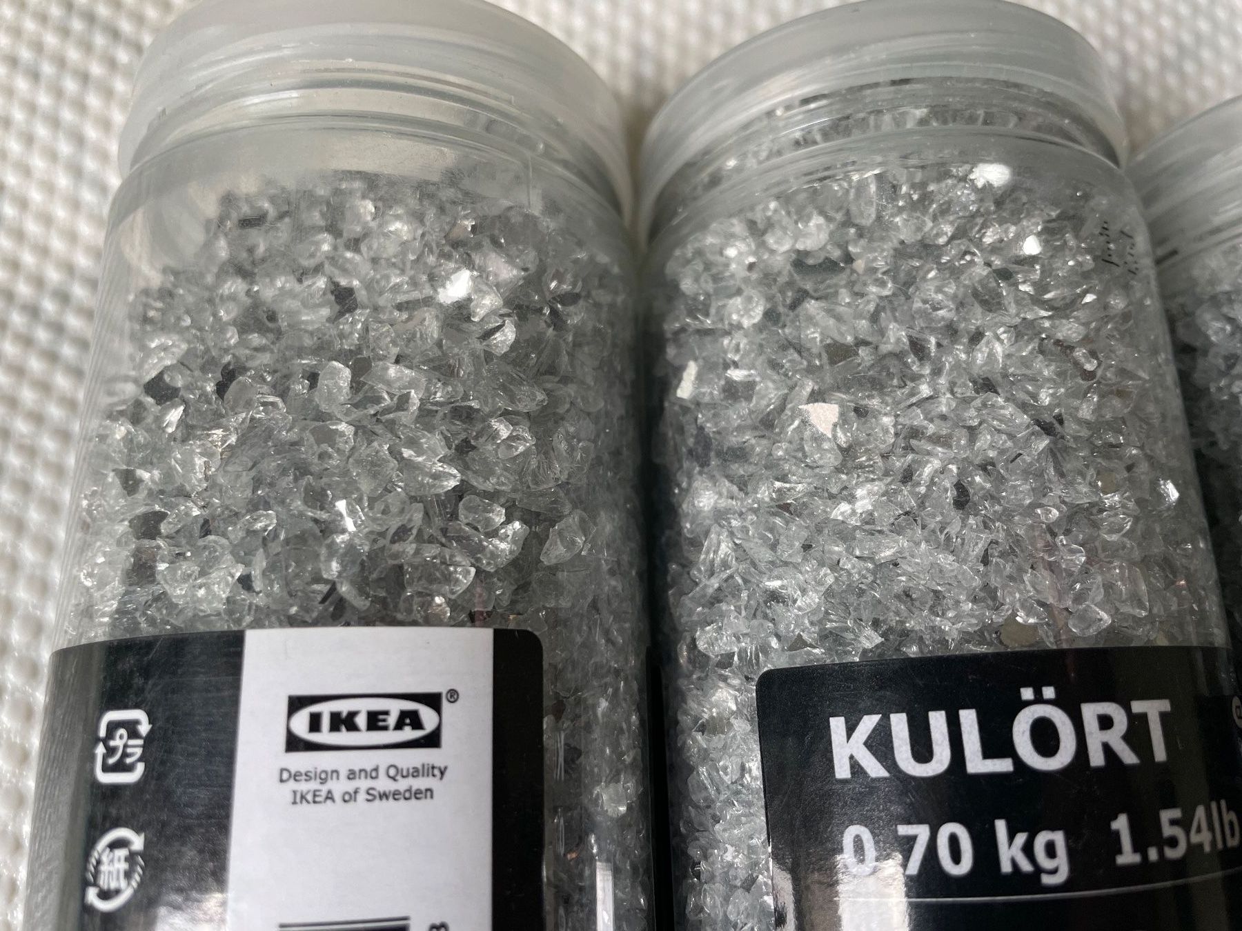 Ikea Tutte le decorazioni: 3 Dosen Deko-Spiegelscherben, von IKEA, KULÖRT – Usato da Cham venduto da 2eye 1