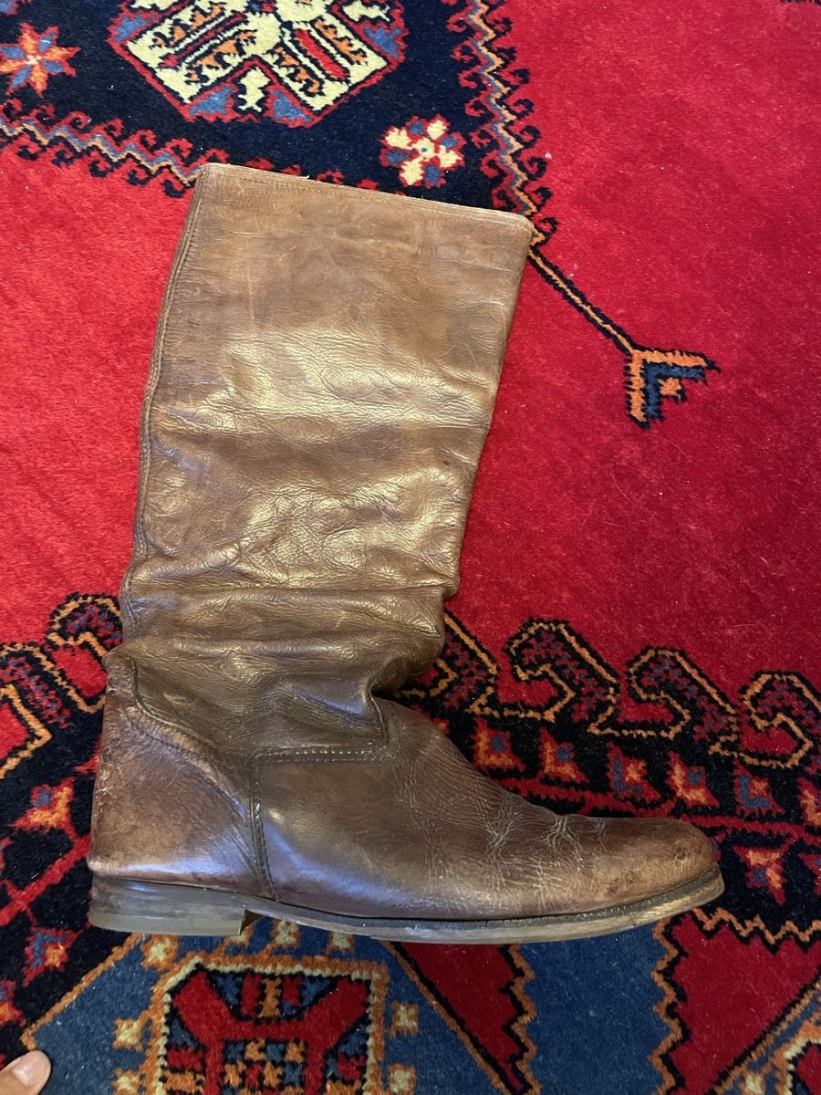 Scarpe da donna: Braune Kniehohe Stiefel – Usato da Zürich venduto da pau_kbr6