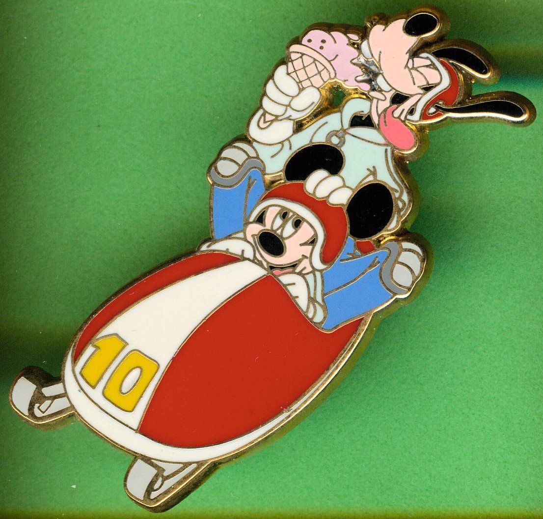 Disney Placchette & Badge: Disney   MICKEY & GOOFY – Usato da Winterthur venduto da Sammleroase