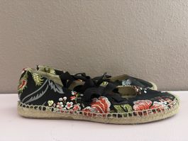 Navyboot Schnürrballerina