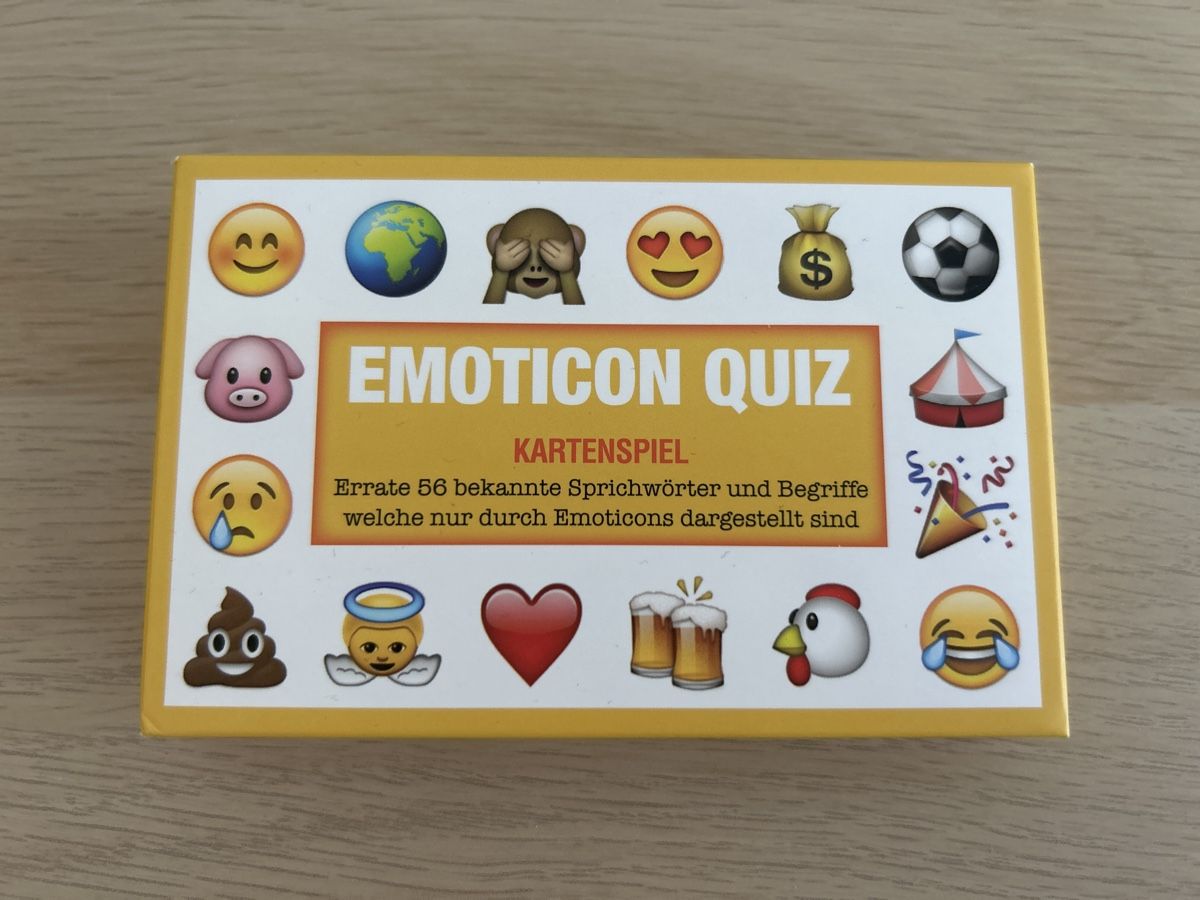 Giochi: Kartenspiel - Emoticon Quiz – Nuovo (secondo la descrizione) da Hunzenschwil venduto da happy07201