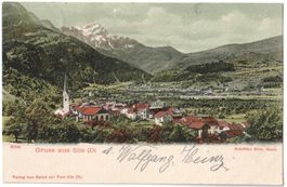 Gruss aus SILS (D), Verlag Metz 1910