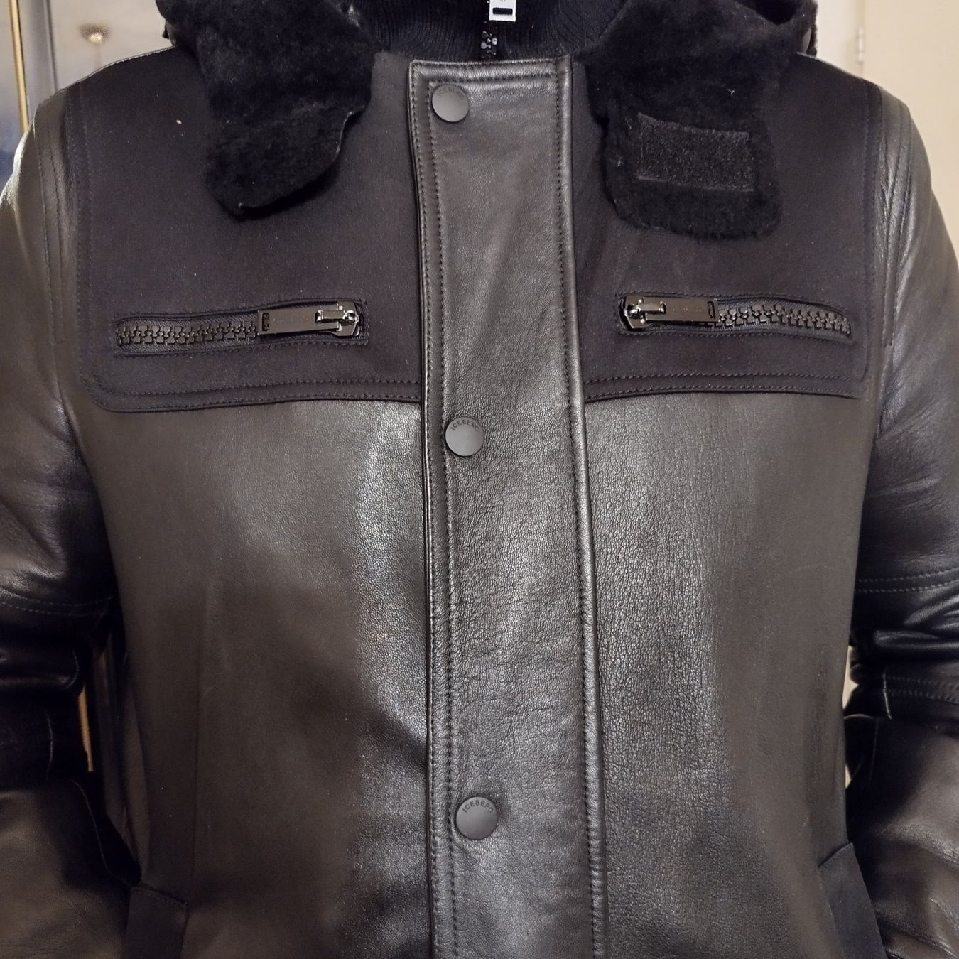 Iceberg Giacche: Iceberg LEDER Winter Jacke Heren gr 50 – Usato da Basel venduto da pro_79rs 4