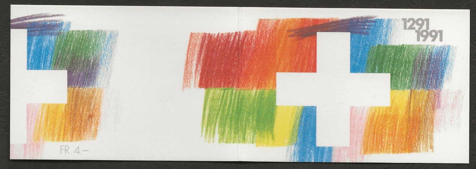 Tutti i francobolli: 1991 Schweiz Markenheftchen gestempelt Bern FD Kat. 20.- – Usato da Au ZH venduto da xelagreb01 1