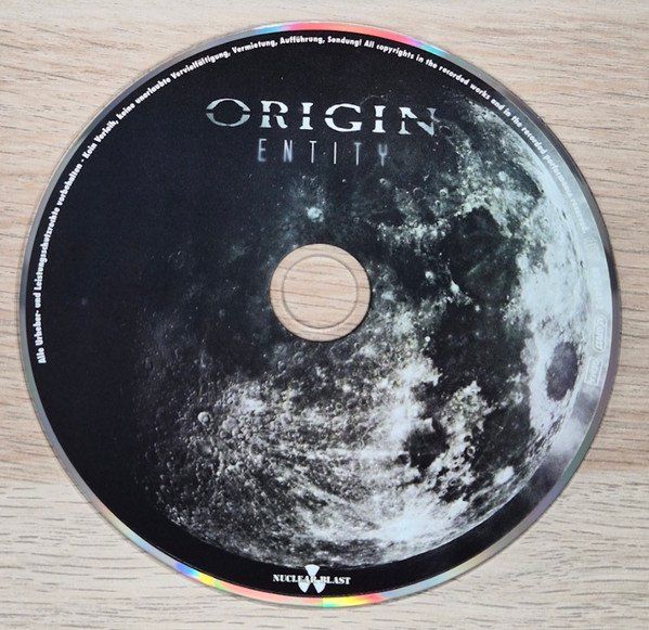 CD: Origin – Entity - Vergriffen - c – Usato da Brittnau venduto da Zibu 2