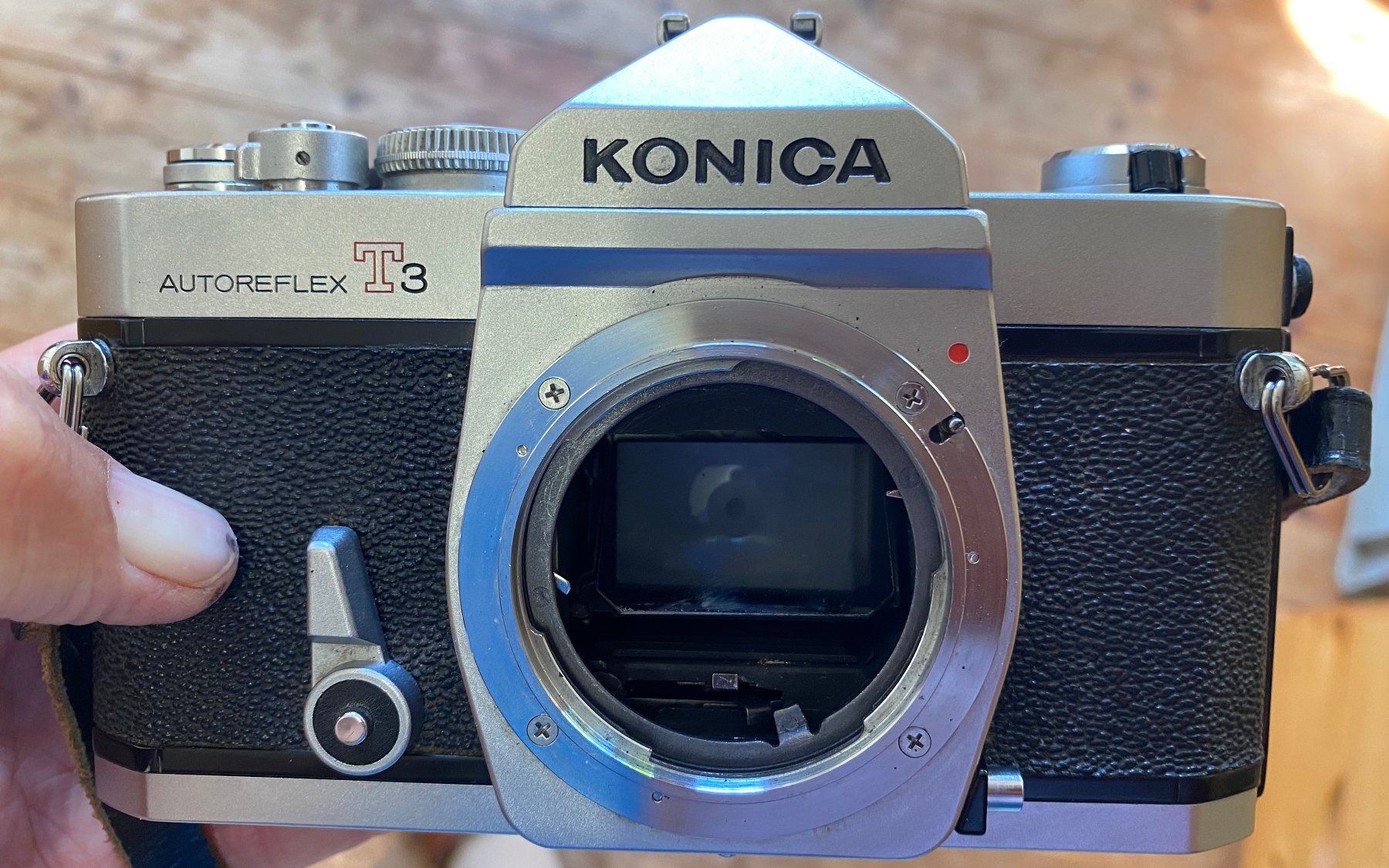 Konica Appareil photo: Konica Autoreflex T3N – D'occasion à Gelterkinden par Pingpong8