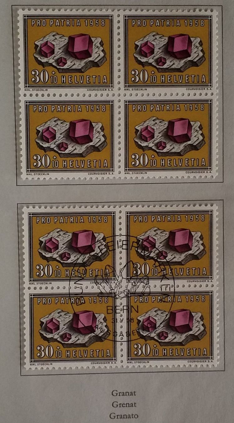 Tutti i francobolli: 1958, Geschenkheft Pro Patria ET, im 4-Block 119.-++ – Nuovo (secondo la descrizione) da Baden venduto da Eggi 6