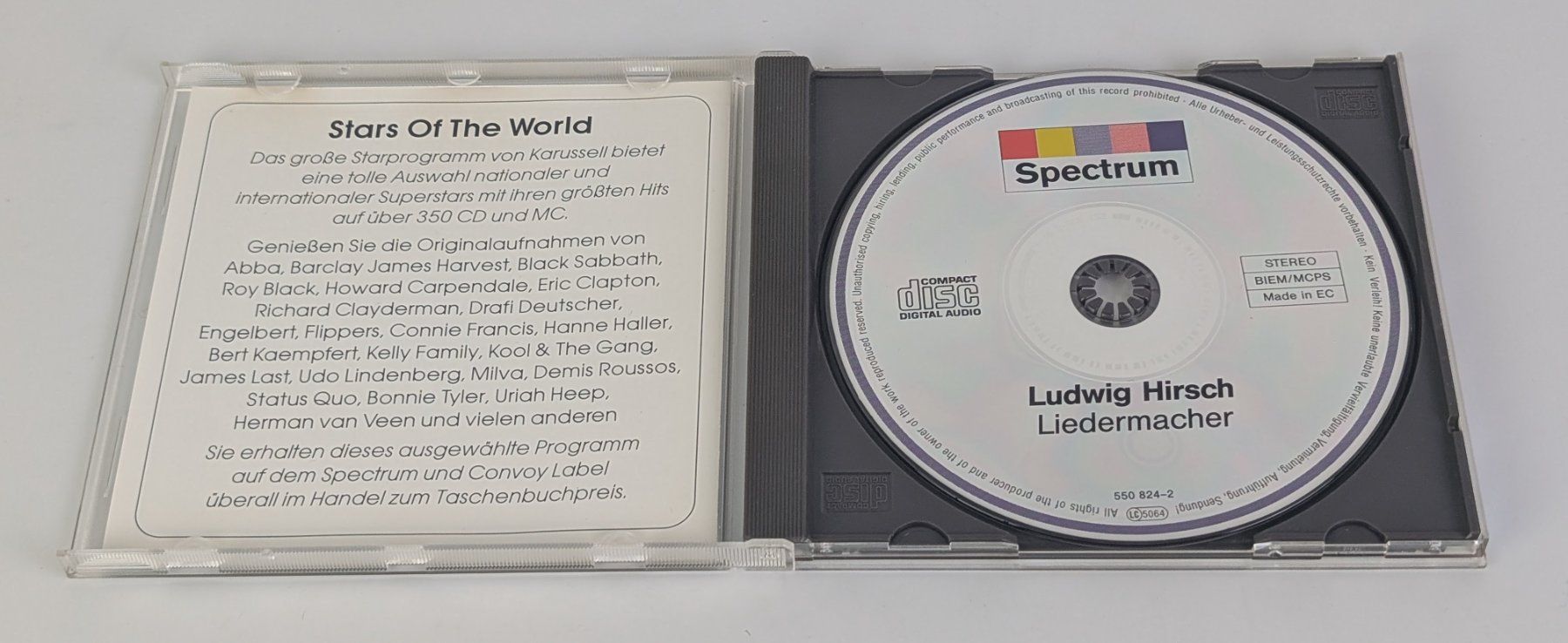 CD: Ludwig Hirsch - Liedermaaacher CD - Top – Usato da Zürich venduto da 1.Simon 2