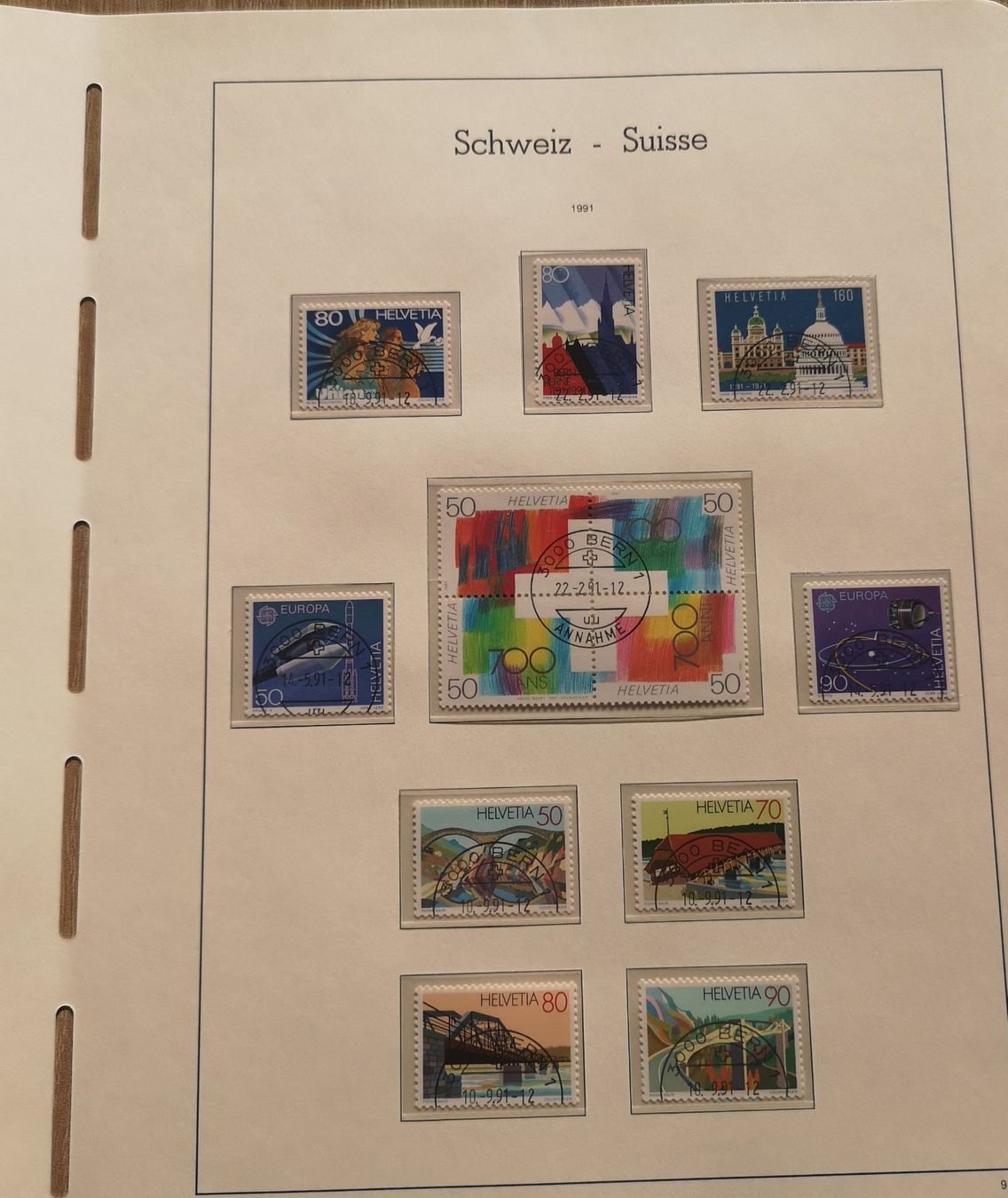 Tutti i francobolli: CH Briefmarken 1991-1993 ET gestempelt – Usato da Sevelen venduto da hei_dn6l 2