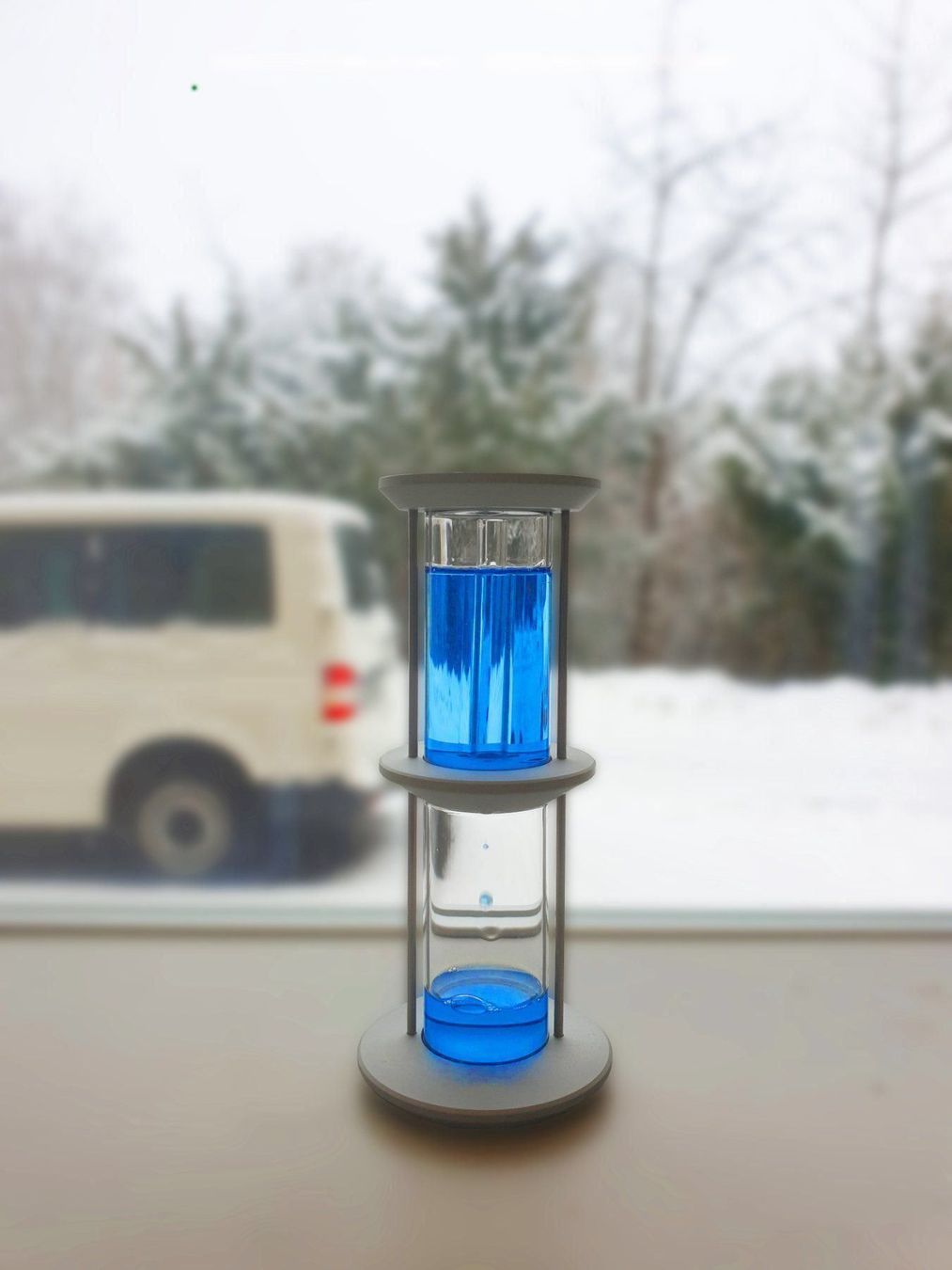 Orologi: Flüssigkeitssanduhr / Liquid Timer(Blau) – Nuovo (secondo la descrizione) da Winterthur venduto da MSW-Ideewerkstatt