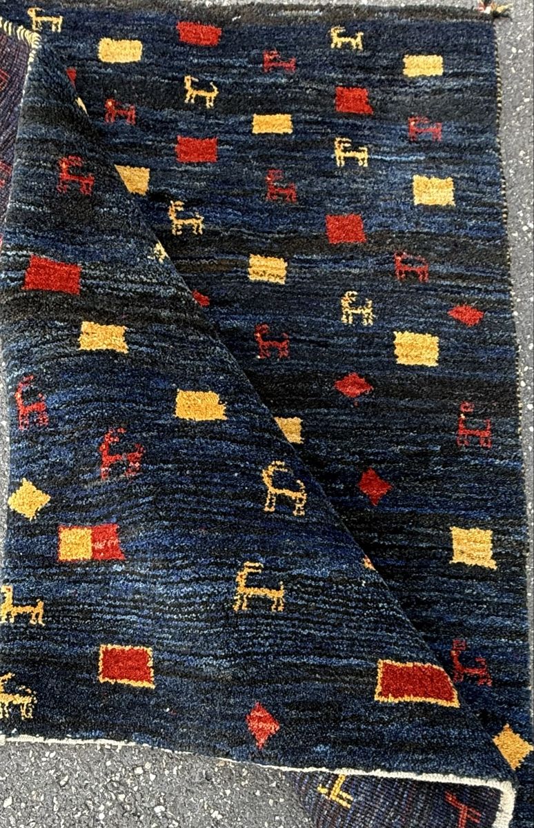Gabbeh Tappeti: Wunderschöner Orientteppich Gabbeh 144x112.cm – Usato da Sempach venduto da Star7 2