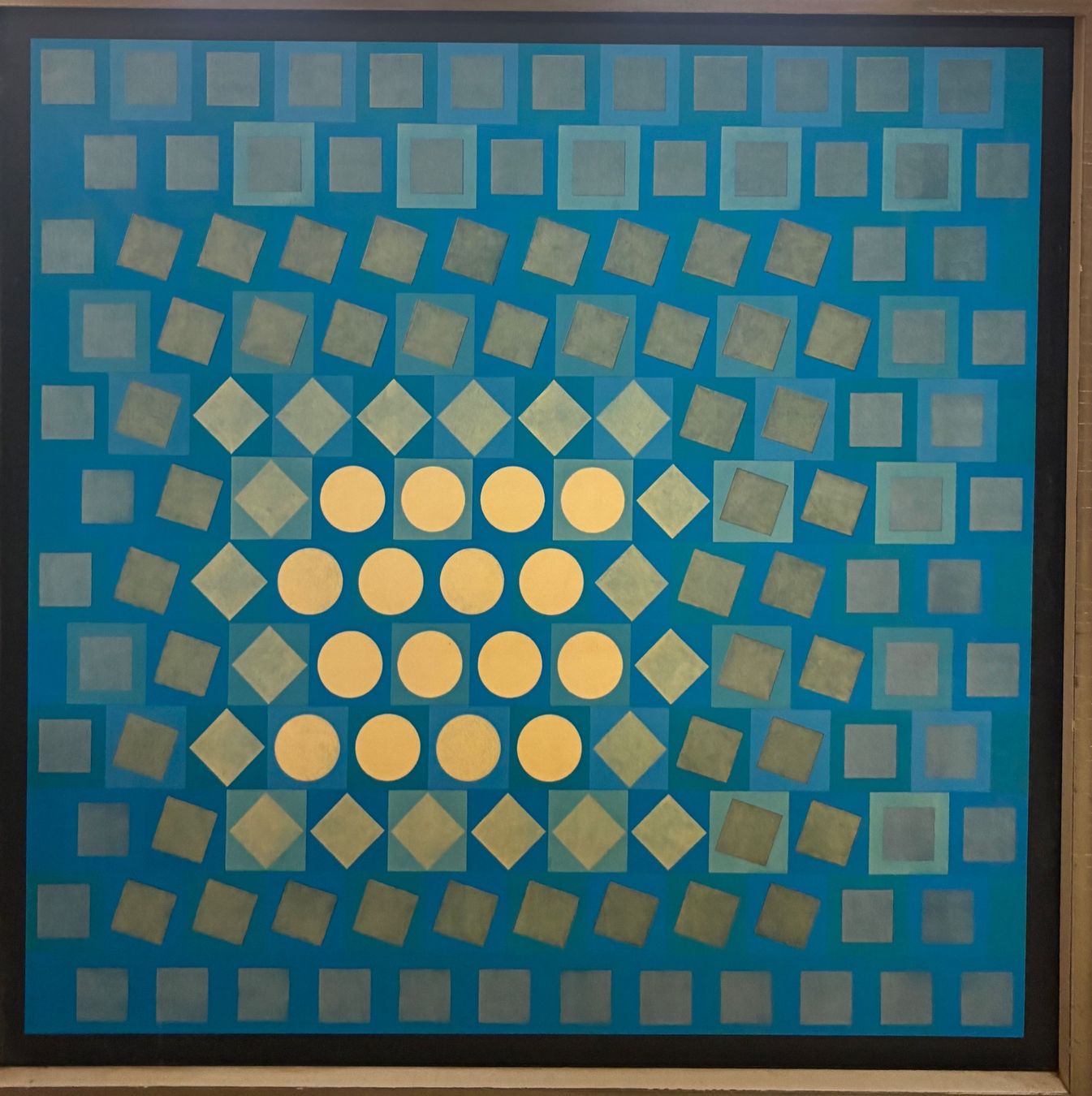 Dipinti: Victor Vasarely Gemälde – Usato da Fribourg venduto da waves55
