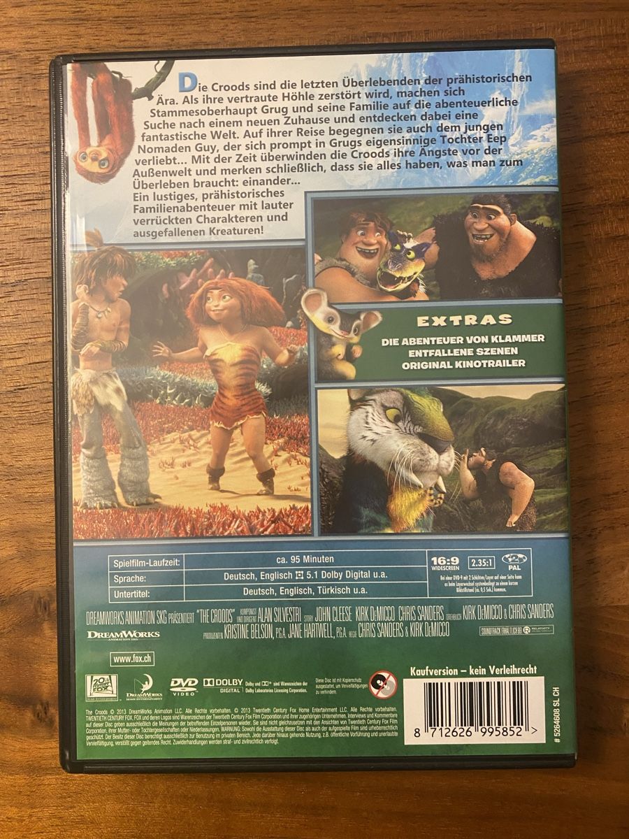 Tous les DVDs: Die Croods – D'occasion à Schüpfheim par carlaita 1