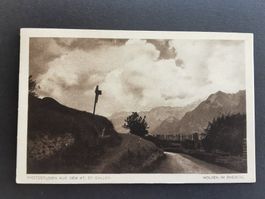 Ansichtskarte  Rheintal  Oberland  Mels  1913  Landschaft