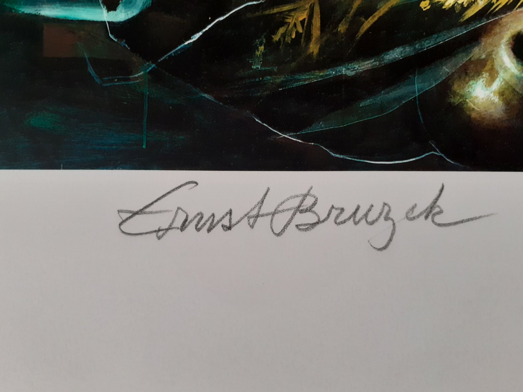 Dipinti: Ernst Bruzek  "Demeter" impression giclée  hand-signiert – Usato da Basel venduto da ideashop 3