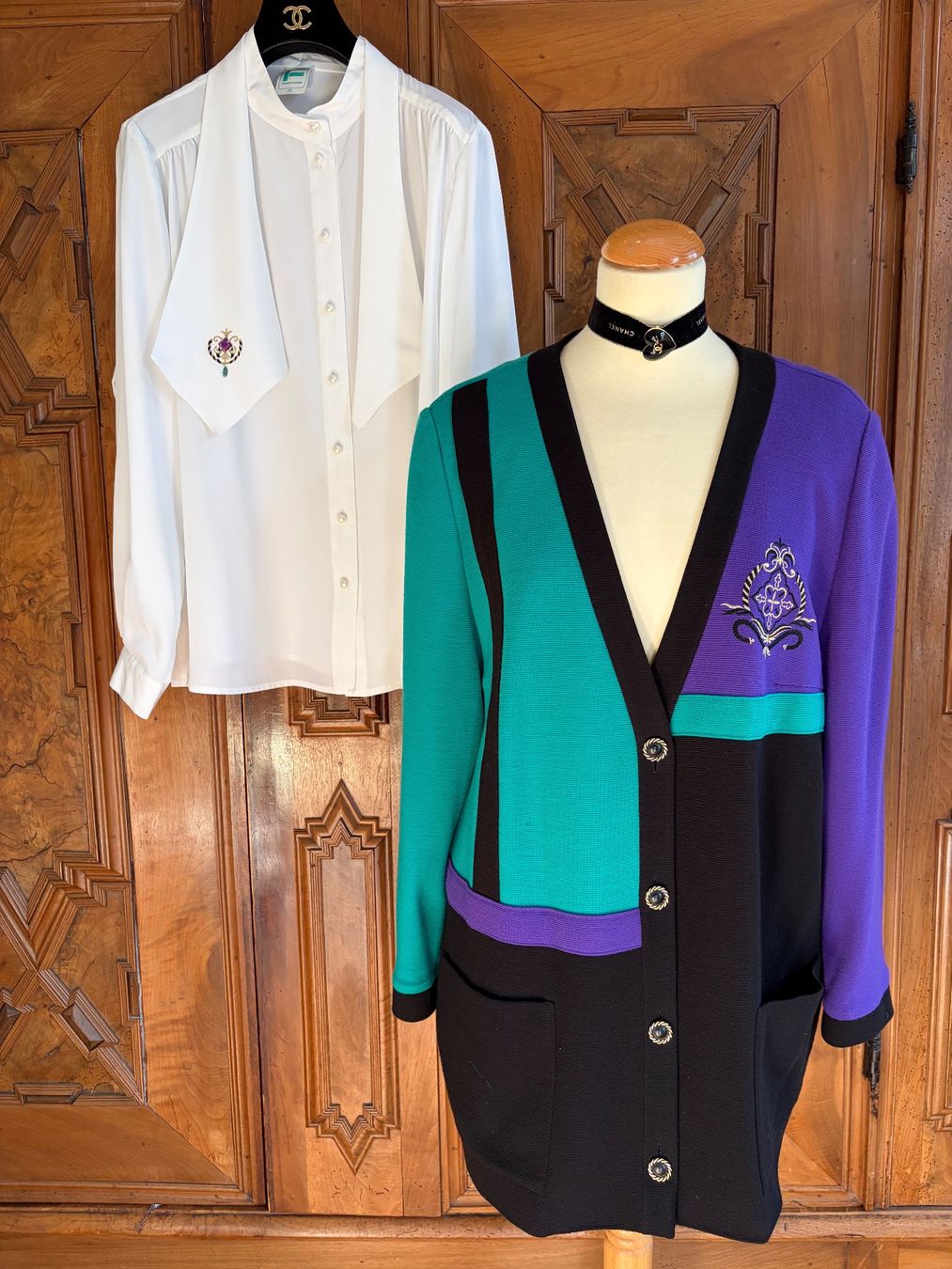 Lots de vêtements: FRANKENWALDER SET /Jacke+Bluse/ Größe 46 – D'occasion à Interlaken par Bona55 4