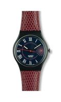 SWATCH "BARAJAS" GB416 Leder-Armbanduhr