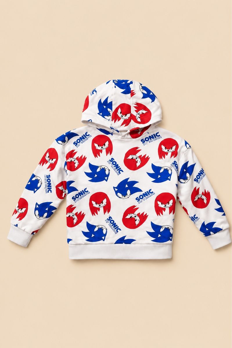 Maglioni & Felpe: SWEAT À CAPUCHE SONIC ENFANT – Nuovo (secondo la descrizione) da Lausanne venduto da mar_6snp 1